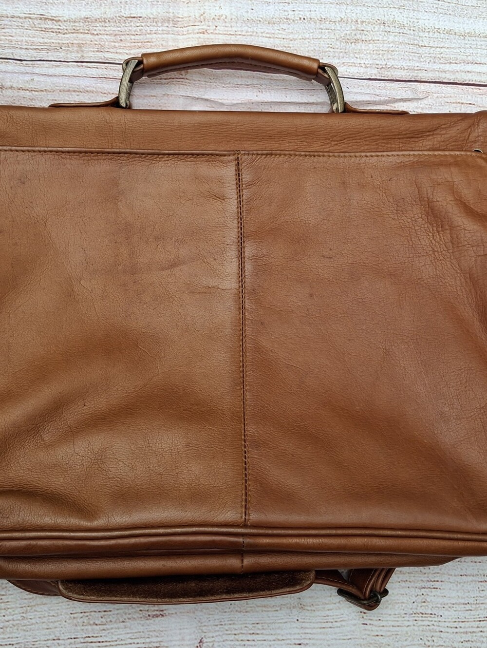 Boulderidge Full Grain Leather Messenger Bag